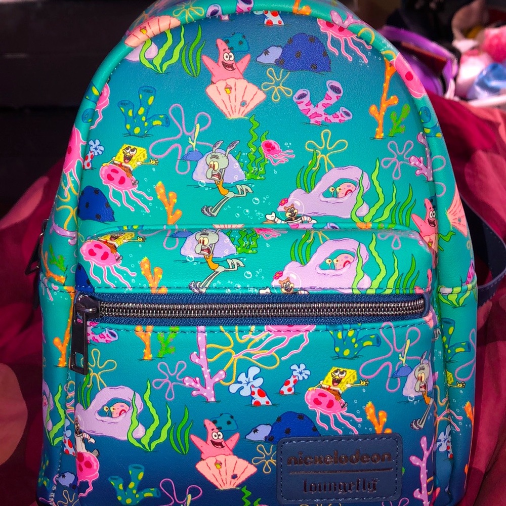 SpongeBob loungefly bag
